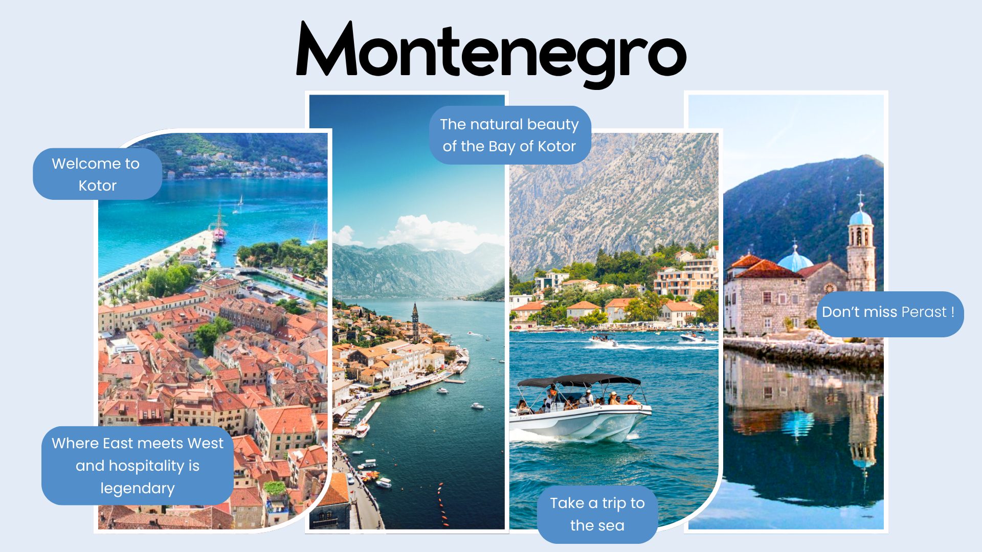 4 countries Montenegro