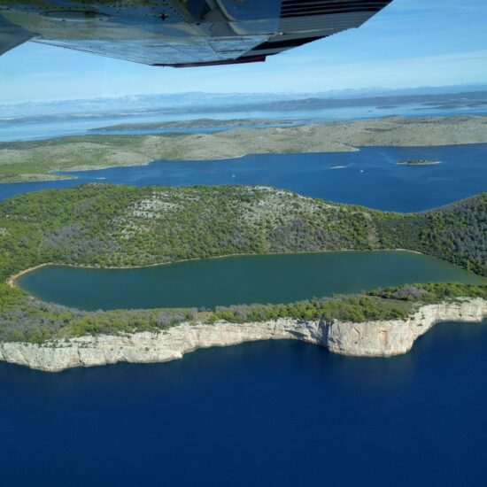 Scenik flight over Telascica Kornati Croatia