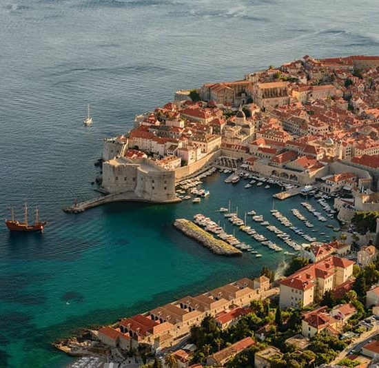 The view from Srd hill over Dubrovnik - Croatia - photo by Luka Esenko - photo credit by Croatia Tourist Board