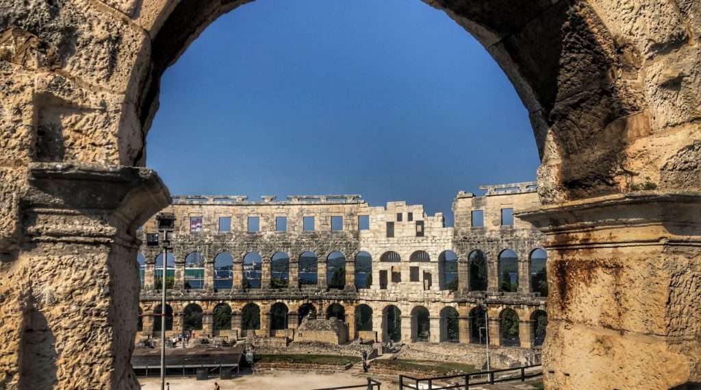 Amphitheatre in Pula Arena Istria Croatia photo by Matko M. Svarc 1024x569 1