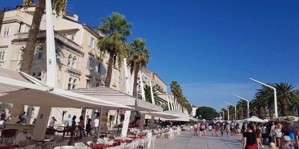 Croatian attractions Split Riva