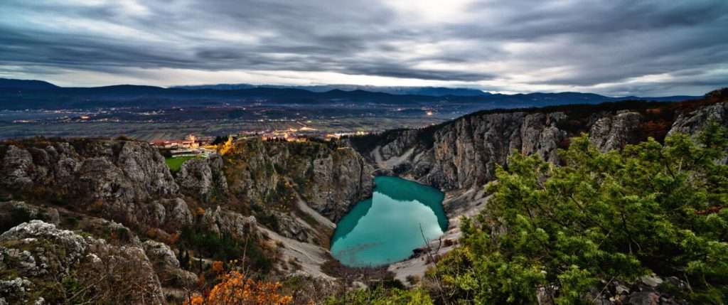 Imotski - Blue lake - photo credit by TB Imota