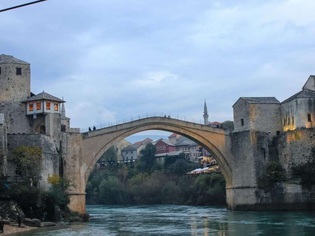 Mostar old bridge Bosnia Herzegovina