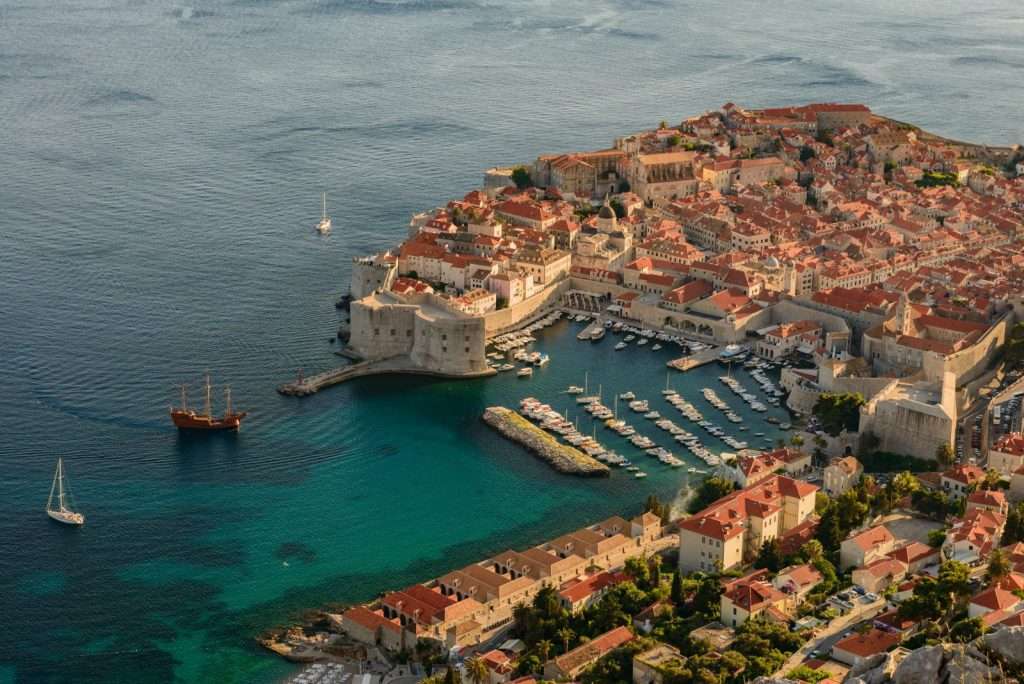 The view from Srđ hill over Dubrovnik - Croatia - photo by Luka Esenko - photo credit by Croatia Tourist Board